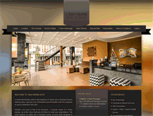 Tablet Screenshot of casapadmasuites.com